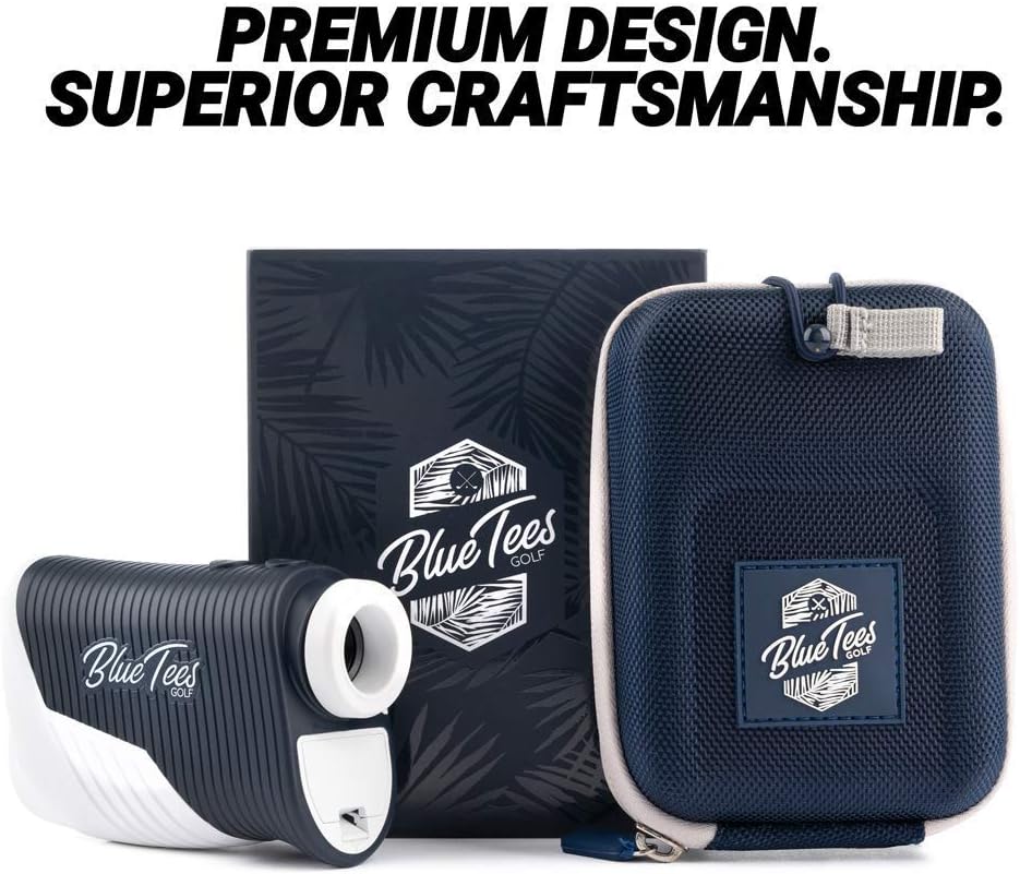 Blue Tees Golf Series 2 Pro Slope Laser Rangefinder for Golf 800 Yards Range - Slope Measurement, Flag Lock with Pulse Vibration, 6X Magnification : Sports & Outdoors