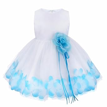 iiniim Süßes Baby Mädchen Kleid Festlich Kleid Blumenmädchenkleider Taufkleid Hochzeit Abendkleid Partykleid
