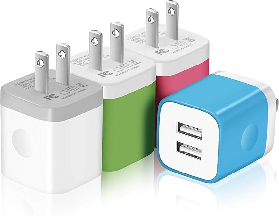 Amazon Com Usinfly Cargador De Pared Usb Certificado Ul 2 1a