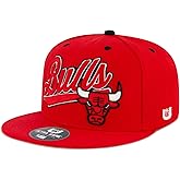 Ultra Game Men’s NBA Official Snap Back 3D Embroidered Team Logo Baseball Cap Hat