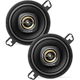 PIONEER A-Series Plus TS-A879 3.5" 2-Way Coaxial Car Speakers 450W Max | Great Stock Replacement, Balanced Sound + Smooth Treble, Easy Installation