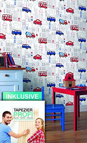 Avoir Images Papier Peint Chambre D Enfant Voitures Bus Camion Ville Belle le plus cool salutations