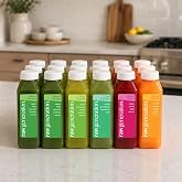 Raw Generation Skinny Juice Cleanse, 3-Day, 18 Cold-Pressed Juice Bottles | Clean ingredients, no added sugar or sweeteners, fruit &amp; vegetable blends, 19g daily protein, at-home reset, cravings support