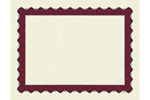 Great Papers! Metallic Red Border Certificate, 8.5"x 11", 100 Count (934100)