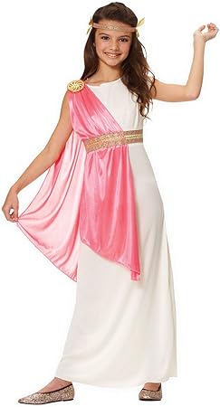 Costume Culture Girls Roman Empress Costume Ivory Small
