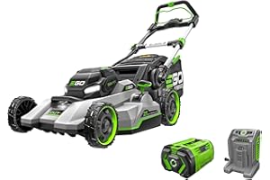 EGO POWER+ Electric Lawn Mower, Self-Propelled Cordless with Select Cut, Includes 56V 10.0Ah Batteries and 700W Turbo Charger - LM2156SP
