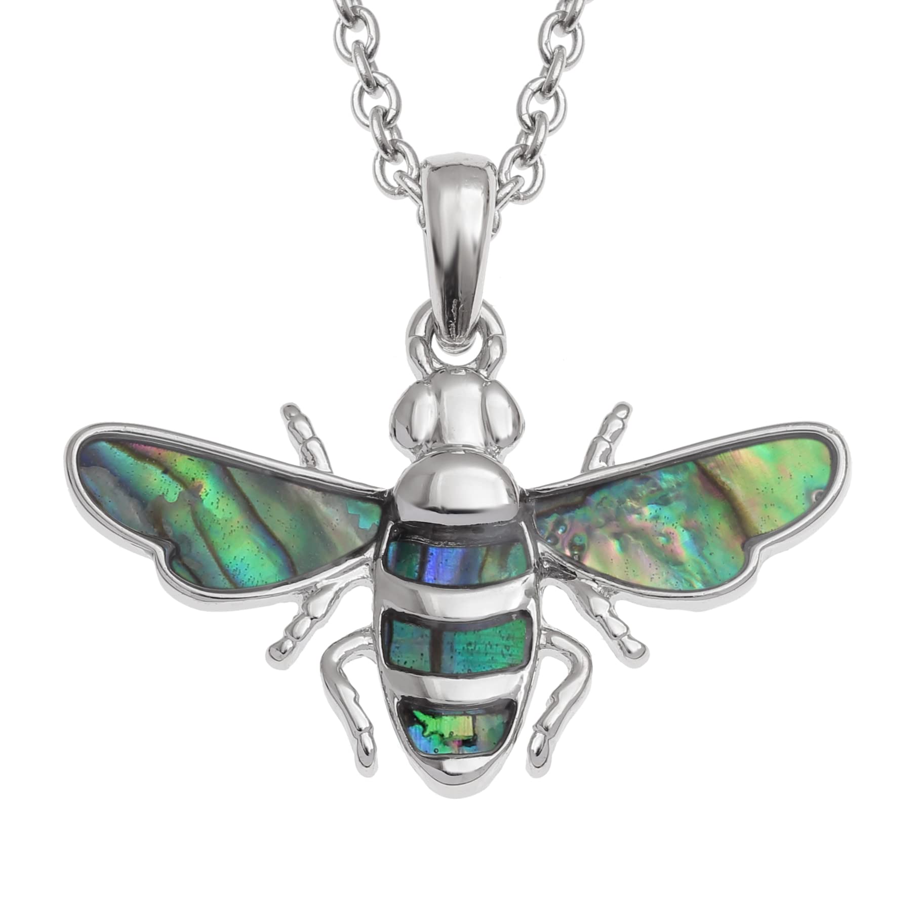 Kiara Jewellery Paua/Abalone Bee Pendant (Small)
