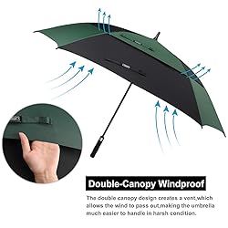 G4Free Extra Large Golf Umbrella 68 inch Square
