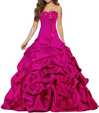magenta quinceanera dresses