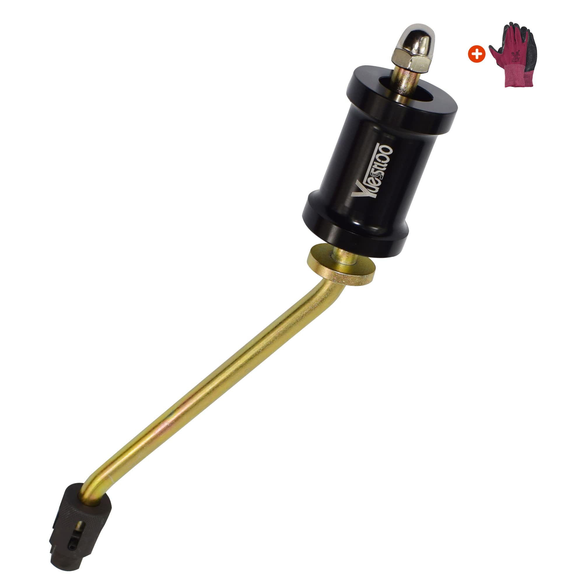 Photo 1 of Yuesstloo Fuel Injector Remover Tool, Compatible with Land Rover 5.0 Jaguar 3.0, Replace 310-197, with Gloves