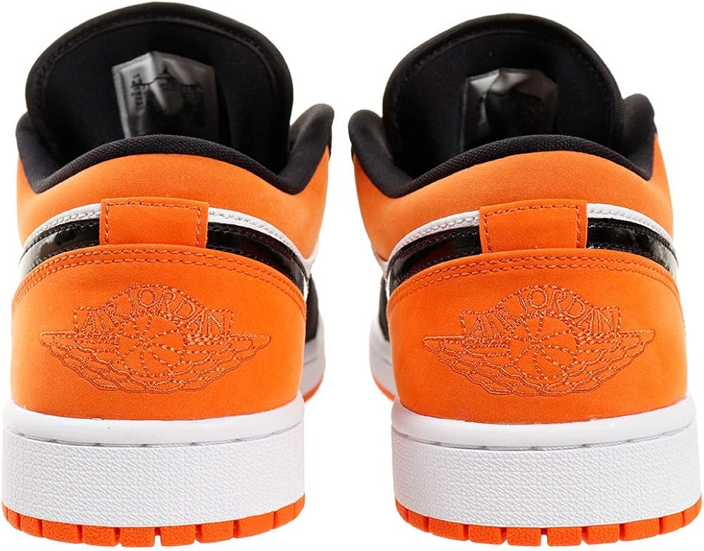 jordan orange and black low