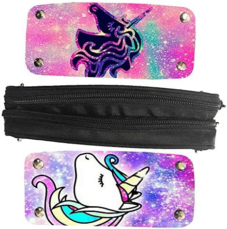 Mingdou Unicorn Pencil Case For Toddler Kids Boys Girls Animal Personalized Holder Tote Pouch Bags(DPUnicorn13)