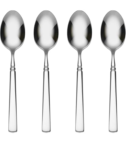 Satin Easton (Stainless) Pierced Tablespoon (Serving Spoon) By Oneida Silver | , Ltd - View #12