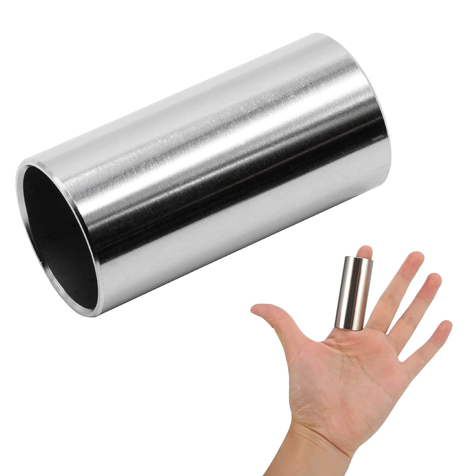 Guitar Slide, Stainless Steel Slide for Electric Guitar, Bass and Ukulele
