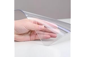 ProsperJoyChant Clear Table Protector 36 x 60 Inch, 1.4mm Thick Waterproof PVC Plastic Table Cover, Durable Table Pad for Dining Room, Kitchen, Writing Desk, and Coffee Tables