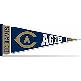 Rico Industries NCAA UC Davis Aggies 12" x 30" Felt Wall Décor Pennant - Great for Home/Bed Room/Man Cave Décor