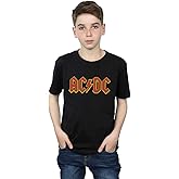 Amazon.com: AC/DC Boys Red Logo T-Shirt 9-11 Years Black: Clothing ...