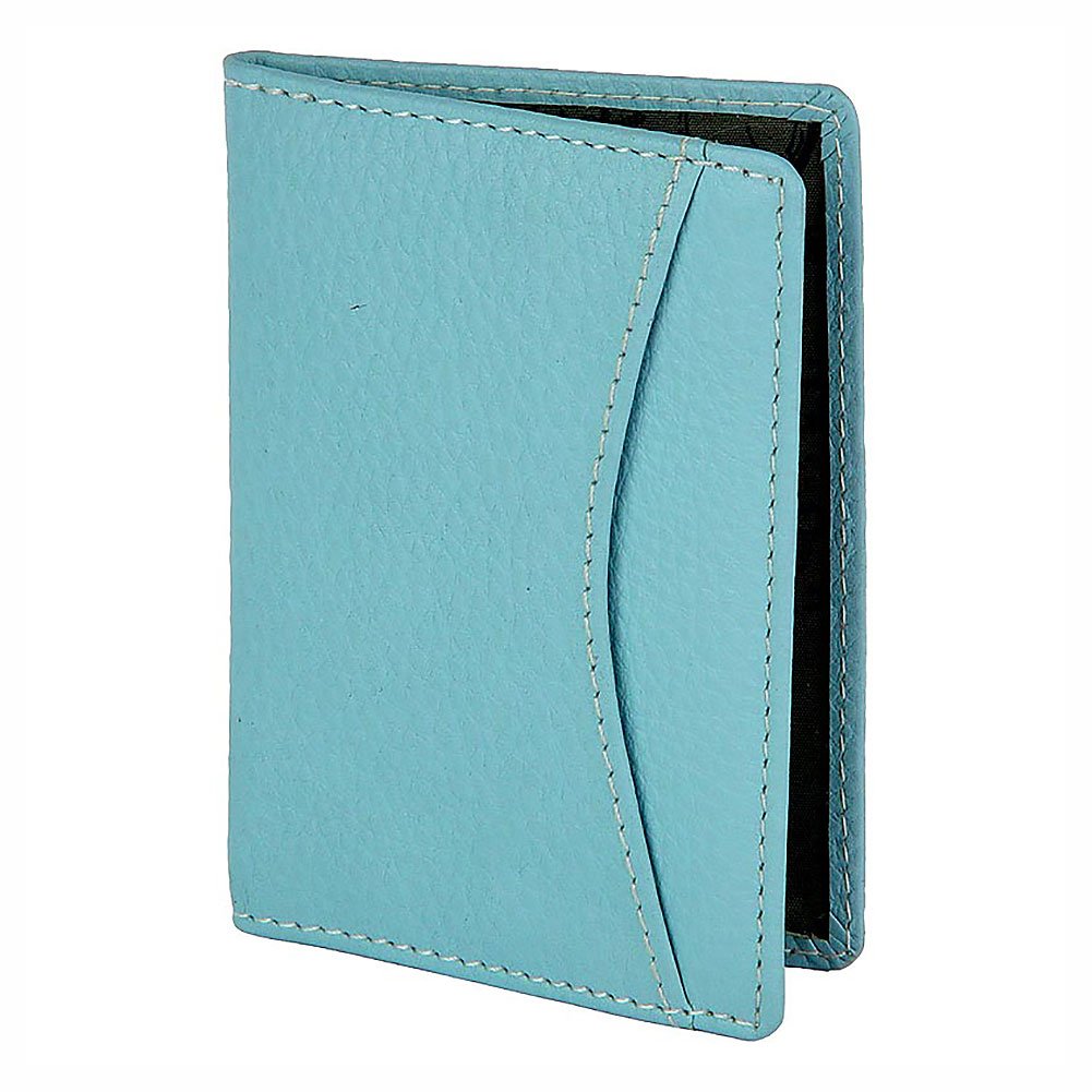 Leather Travel Card Holder By 1642 In Baby Blue Amazon.co.uk Luggage