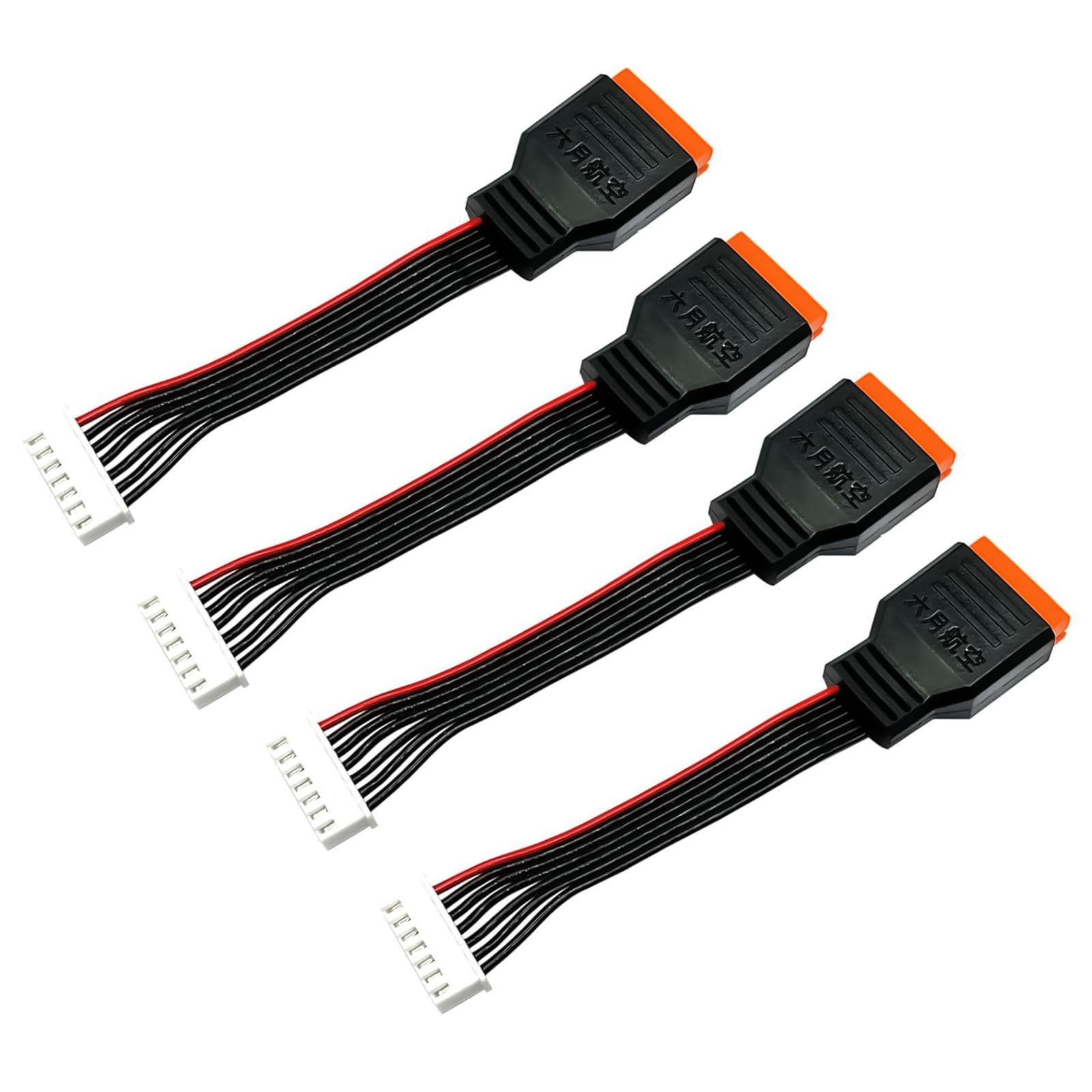 4Pcs JST-XH Balance Cable 2-6S 3S Lipo Battery Balance Charger Extend Expansion Plug Leads Adapter Conversion Line for RC Vehicles Lipo Battery Charging（20cm） — image 1