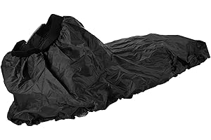 Gernie Portable Deck Sprayskirt Cover, Nylon Waterproof Kayak Spray Skirt, Adjustable for Canoe Kayaks Water Sports Outdoor
