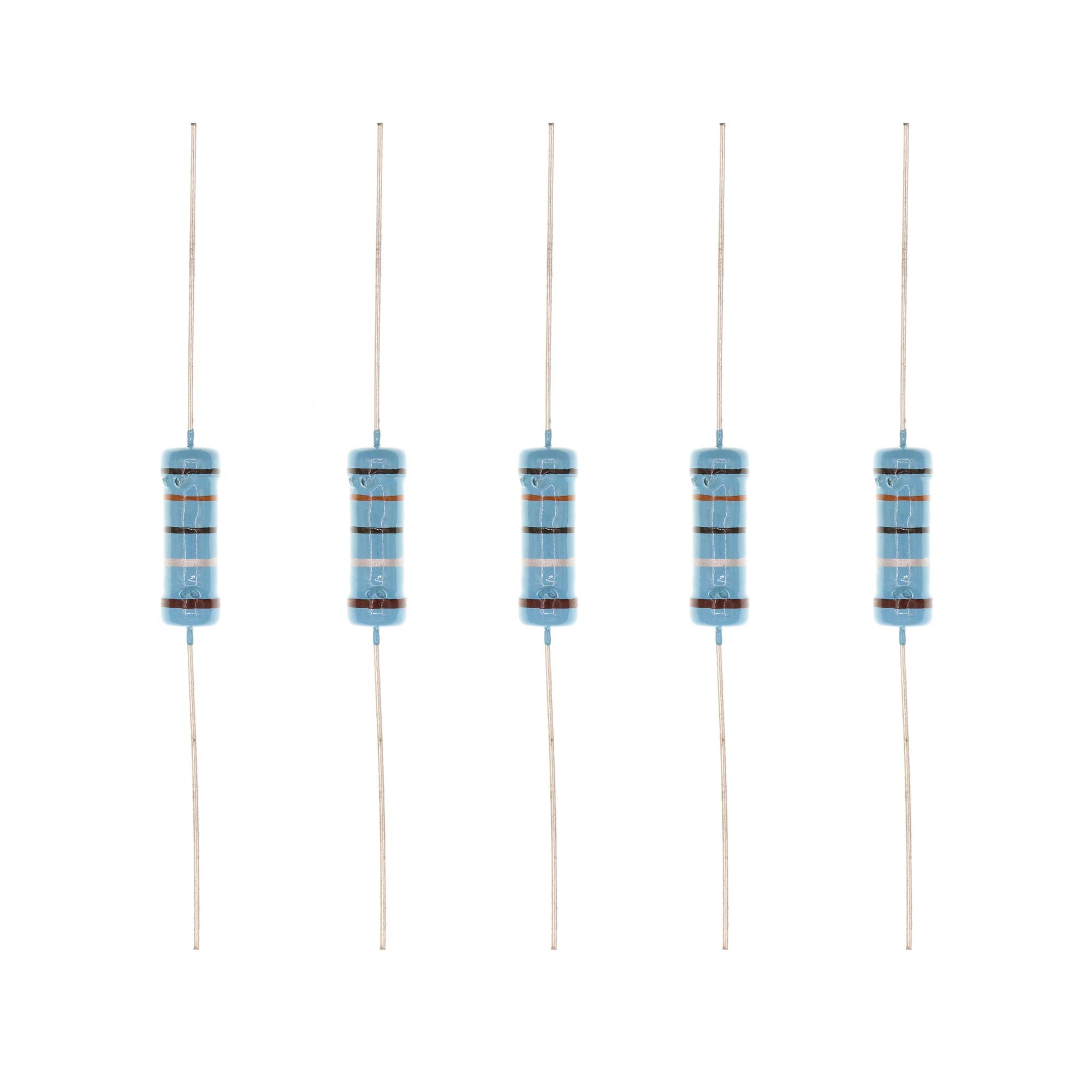 HUABAN 20PCS 3W 3 Watts 0R3 0.3 Ohm 1% Metal Film Resistor