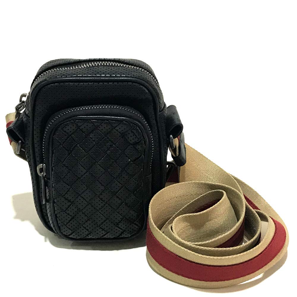 無料発送 イントレチャート 斜め掛けバッグ Veneta ボッテガヴェネタ Bottega ポシェット B07qx73bk7 中古 メンズ パンチングレザー ショルダーバッグ ショルダーバッグ Www Wwmp Org Za