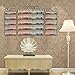 DAZONE 3 in 1 Nail Polish Wall Rack Organizer Holds 200 Bottles Nail Polish Shelf 3 pcs Included Black