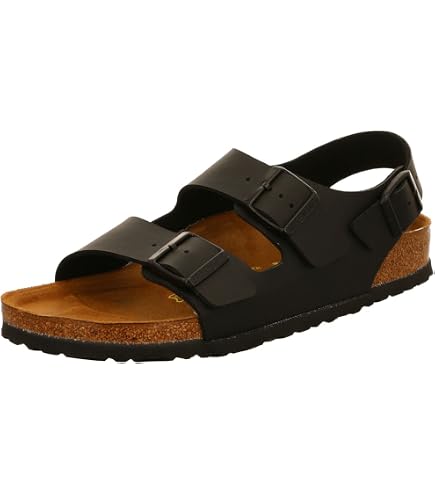 Birkenstock Medina Thong Sandals Mens US Size 9 Brown Black Buckle Strap Slip On Birkenstock Medina | eBay main image 4