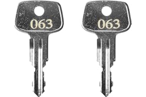 Hugexpen Key for Thule Key Replacement,for Roof Racks, Carriers, Crossbars Key etc (N063)