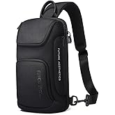 BANGE Sling Bag for Men,Shoulder bags Crossbody Sling Backpack for Men and Women