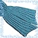 Yowao Mermaid Tail Blanket Adult Handmade Knitted Fish Scales Pattern and All Seasons Warm Your Feet Sleeping Bag 74.86 x 35.46 inch (190x90cm) (Blue Lake)