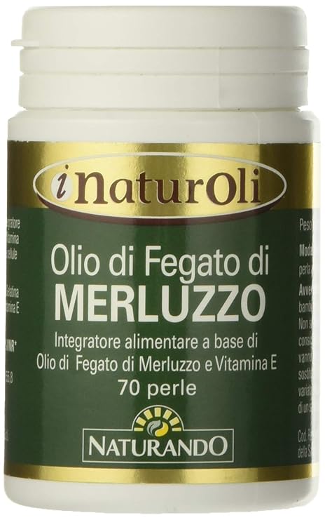 Naturando 39350 Fegato Merluzzo 70 Capsule Amazonit
