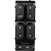 cciyu Driver Side Master Power Window Switch for Ford Explorer 2004-2005 | for Ford Explorer Sport Trac 2004-2005, Replace 4L2Z14529AAA, Switch Type Touch Switch, 6+5 Pins, ABS, Black