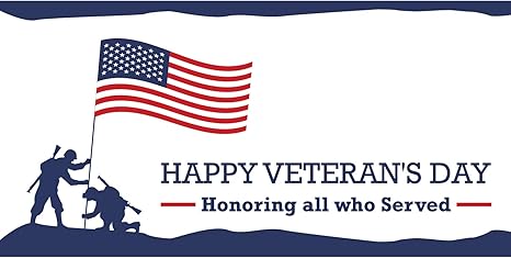 Amazon Com Banner Buzz Make It Visible Happy Veteran S Day