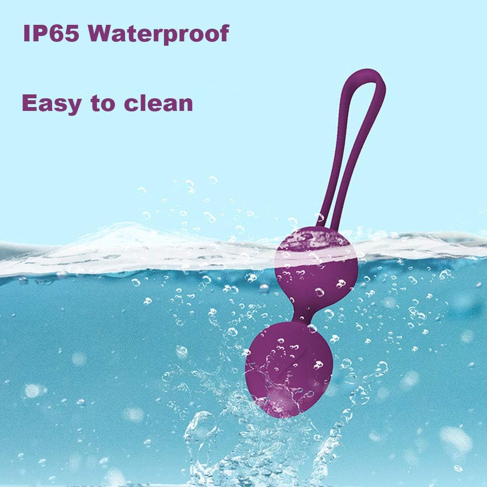 Ben Wa Kegel Balls Weighted Exercise Kit for Beginner -Kegel Balls for Tightening RFY 3 in 1 Kegel Exercise Weights System for Women, Bladder Control & Pelvic Floor Exercises (Purple): Health & Personal Care