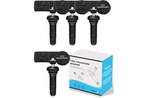 TAUTOY TPMS Sensor,GM 315Mhz Tire Pressure Monitoring Sensor Compatible for Chevy Silverado Equinox GMC Cadillac Buick Pontiac Saturn Hummber Saab Replace #13598771 13598772 13586335 13581558 4 Pack