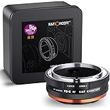 K&F Concept Lens Mount Adapter FD-NEX IV Manual Focus Compatible with Canon FD & FL 35mm Lens and Sony E Mount Camera Body