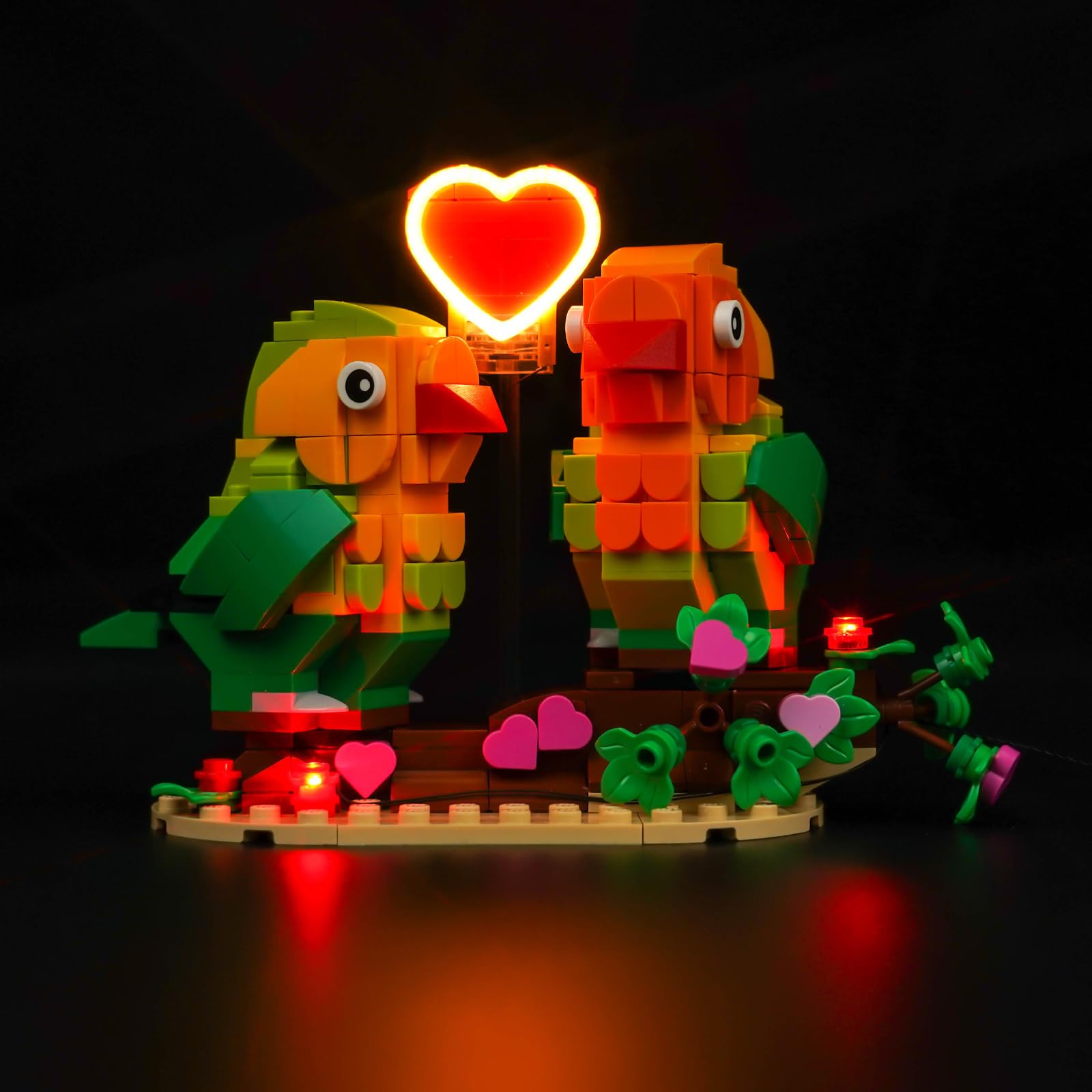 Light Kit for Lego Lovebirds, Lighting Set for Lego 40522 Valentine Lovebirds - Not Include Models, Just Light Kit — image 1