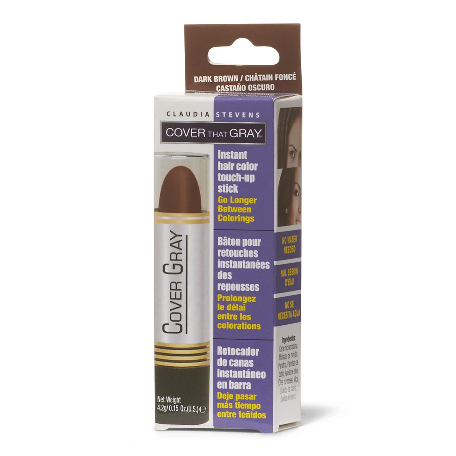Cover That Gray Touch-Up Color Stick Dark Brown