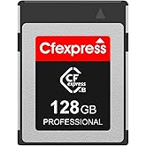 128GB CFexpress Type B Memory Card - CFexpress Type B for Cameras -128GB Type B Card - for 4K RAW - for Photo and Video Recording Compatible with Nikon Z6/Z7