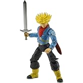 Bandai America - Dragon Ball Super Dragon Stars Super Saiyan Future Trunks | Dragonball Super 6 Inch Action Figure BAF Fusion Zamasu Dragon Stars Series 3 - Super Saiyan Trunks