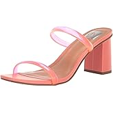 DV Dolce Vita Women's HALSTY Heeled Sandal, Tangerine, 6.5