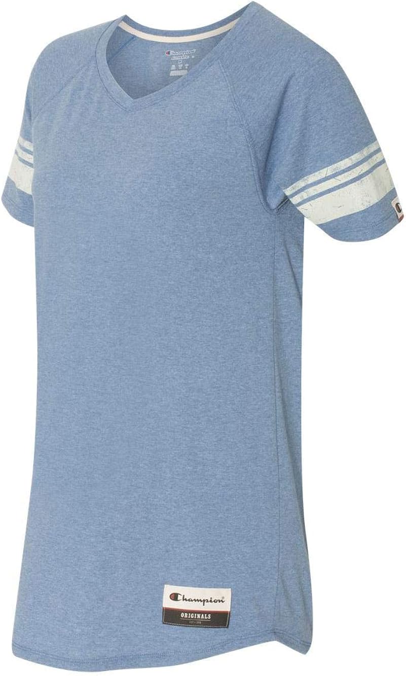 Champion Women's Authentic Originals Triblend Varsity Short Sleeve Tee at  Women’s Clothing store