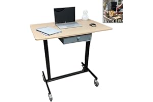 BETTER HABITAT BetterHabitat Portable Height Adjustable Home Work Desk | Weatherproof> Indoor or Outdoor! 36"x24", Height Adjusts 30"- 46" | Home Office, Bar Cart, Grill Table, Gardening, Work Bench | 3 yr warranty