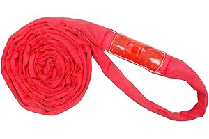 MFREXPRESS 12' Polyester Endless Sling Round Lift Sling Red 14000LBS Vertical