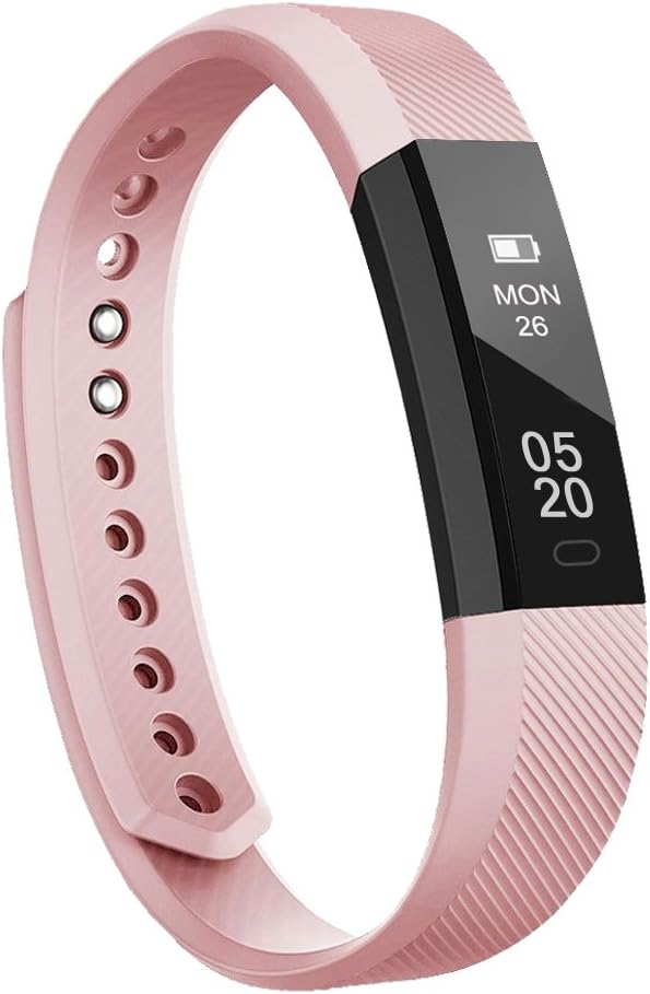 Lintelek Fitness Tracker, Slim Activity Tracker Step Counter with Sleep Monitor and Message Reminder