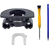 Knomix Plastic Left Hinge Swivel + XM4 U Shaped Metal Hinge Lock Grove Replacement for Sony WH-1000XM4 WH1000XM4 Headphone (Left)