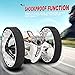 Smartlife Jumping Car 2.4G Remote Control Bounce Car with LED Headlight 360 Degree Rotation RC Car (Remote, Charger Included) (PEG-81 White)