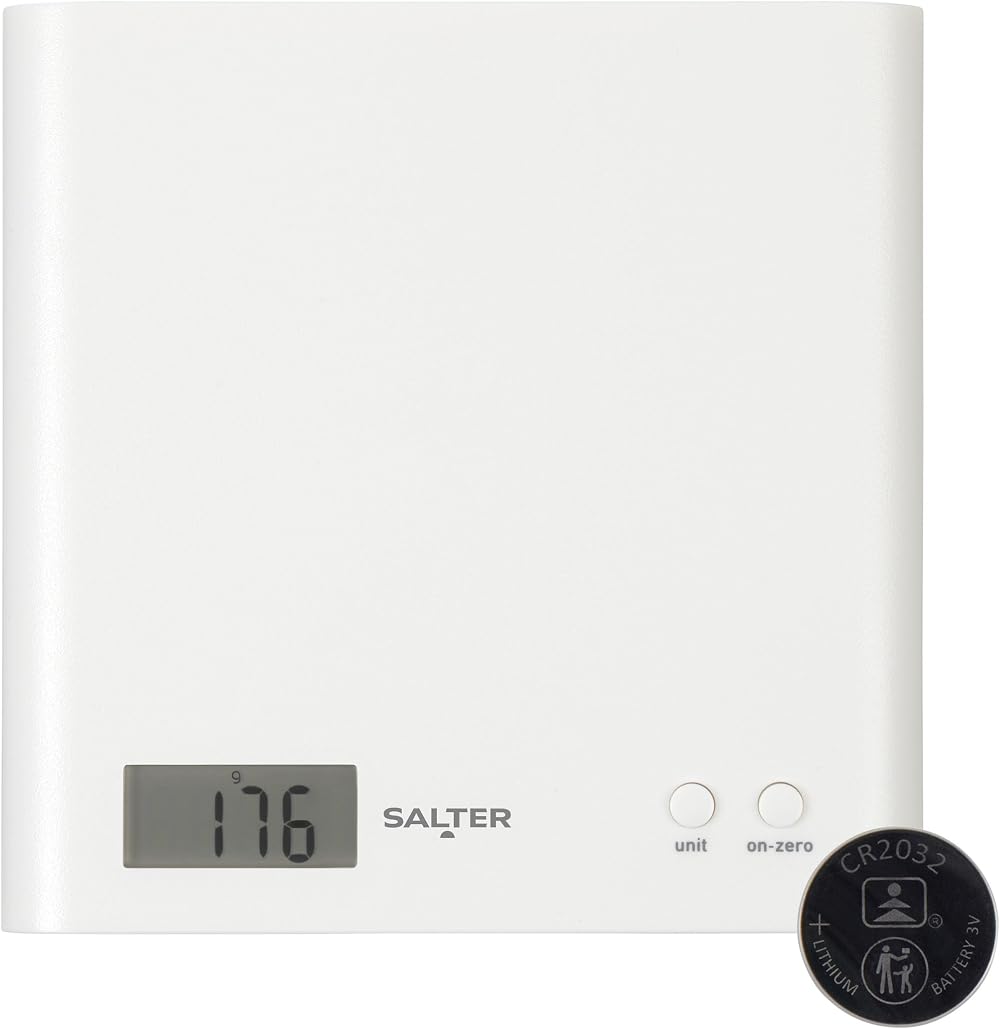 Salter Digital Kitchen Scale 3kg Capacity Add & Weigh Easy Read Display