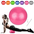 Goonidy Small Pilates Ball for Therapy Mini Workout Core 9 Inch Small Exercise Mini Bender Pilates, Yoga, Workout, Bender, Core Training and Physical Therapy, Improves Balance